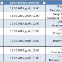 SPOTKANIA KONSULTACYJNE LOKALNEJ STRATEGII ROZWOJU